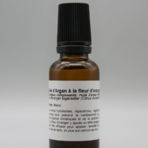 Huile d'argan à la fleur d'oranger