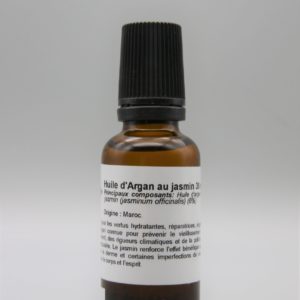 Huile d'argan au jasmin